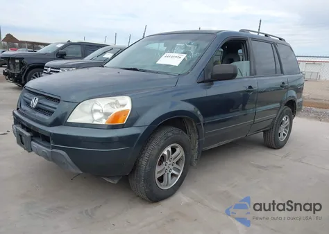 2005 Honda Pilot Ex-L из США, поврежденный, VIN 5FNYF18565B030281